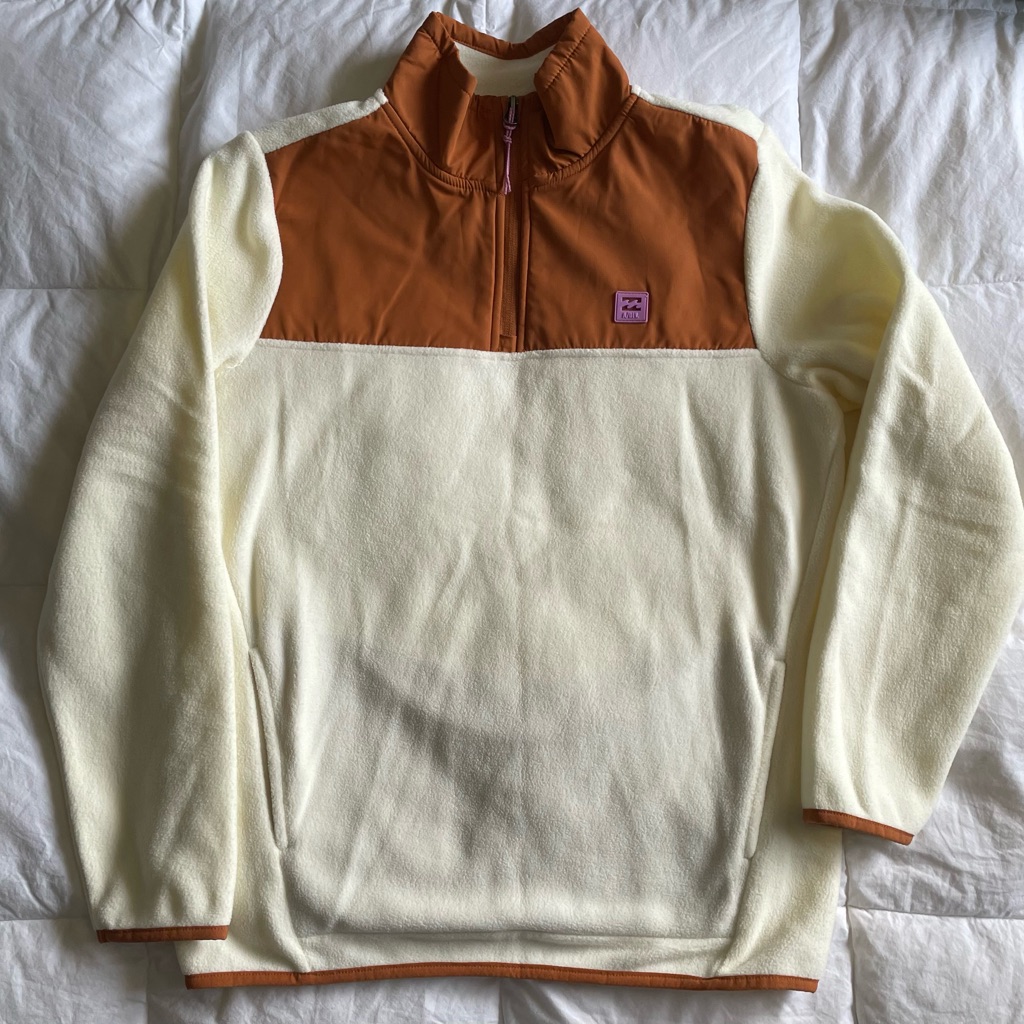 Billabong Womens Adventure Division Quarter-Zip Fleece Pullover Nwot